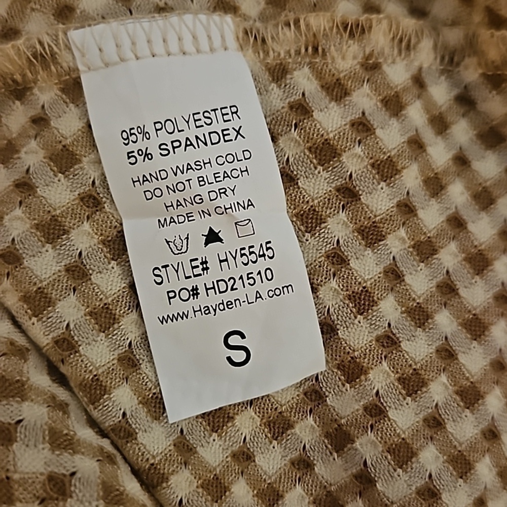 HAYDEN Gingham Check Square Neck Babydoll Swing Dress - Picture 8 of 8